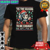 Pate State Material ‘Tis The Season To Be Chuggy Ugly Christmas Train T-shirt