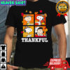 Peanuts Snoopy Charlie Brown Lucy Thankful Shirt