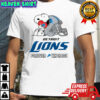 Peanuts Snoopy Love Detroit Lions Football Forever Win Or Lose Shirt