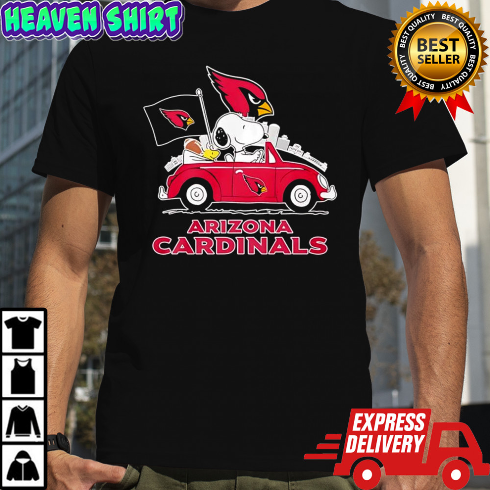 Peanuts x Arizona Cardinals Welcome To The Pound driving car shirt