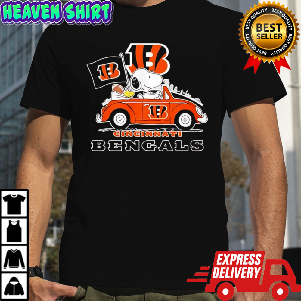 Peanuts x Cincinnati Bengals Welcome To The Pound driving car shirt