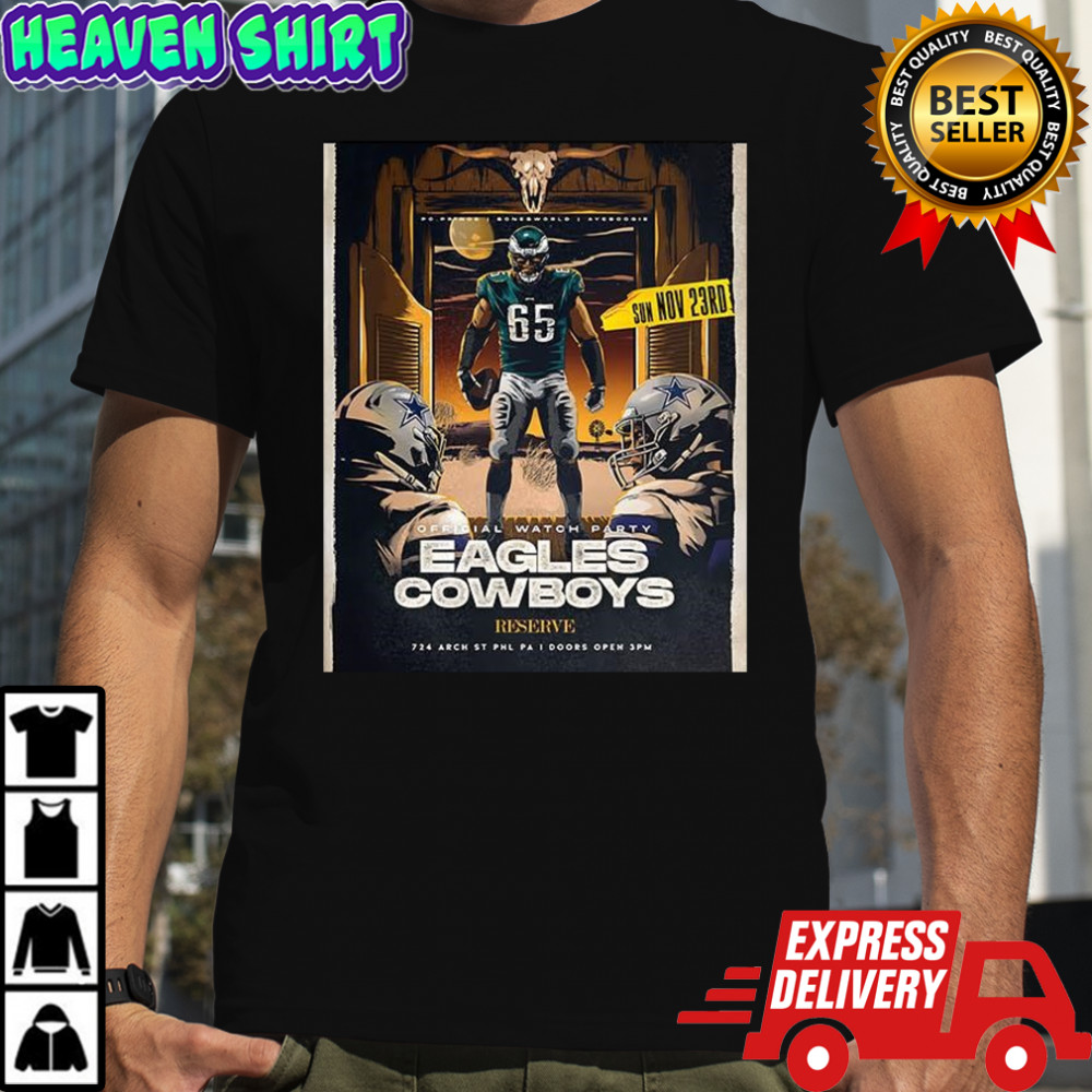 Philadelphia Eagles vs Dallas Cowboys NFL 2025 comic shirt