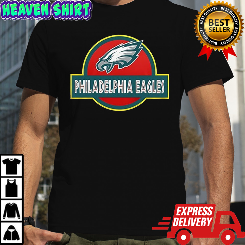 Philadelphia Eagles x Jurassic Park life finds a way shirt