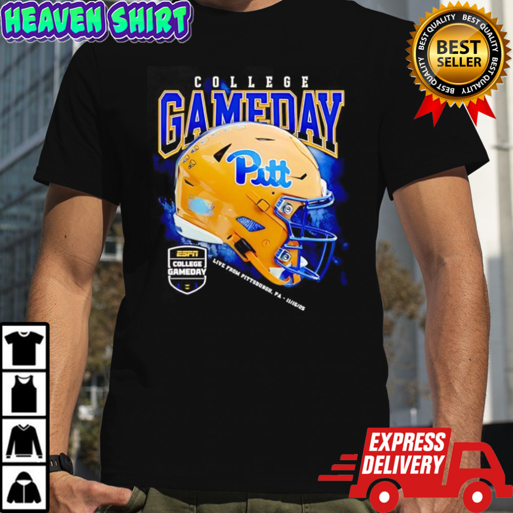 Pitt Panthers Football College Gameday Helmet Shirt