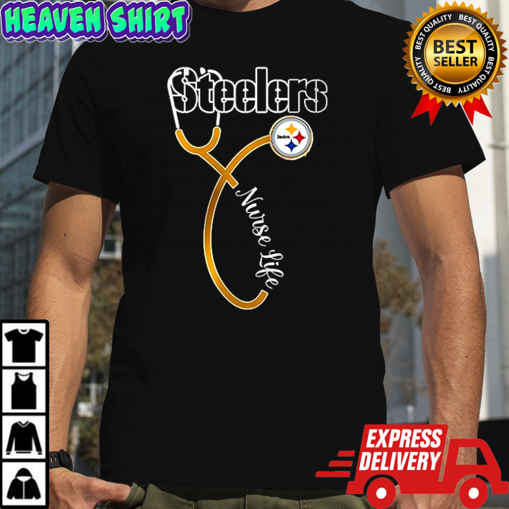 Pittsburgh Steelers x Nurse life it’s a work of heart shirt
