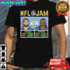 Puka Nacua and Ashton Jeanty Los Angeles Rams NFL Jam classic video game shirt