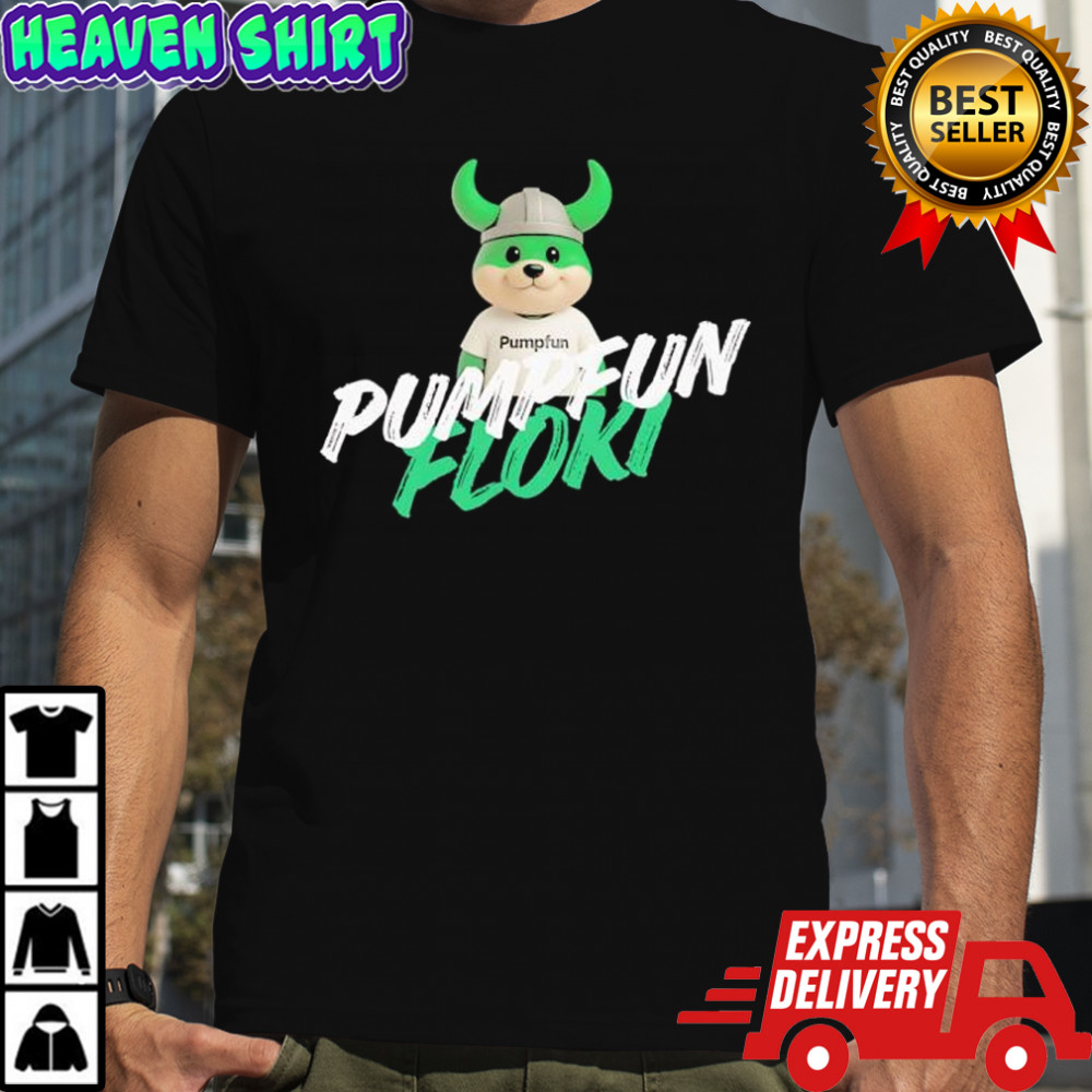 Pumpfun Floki Viking helmet graphic shirt