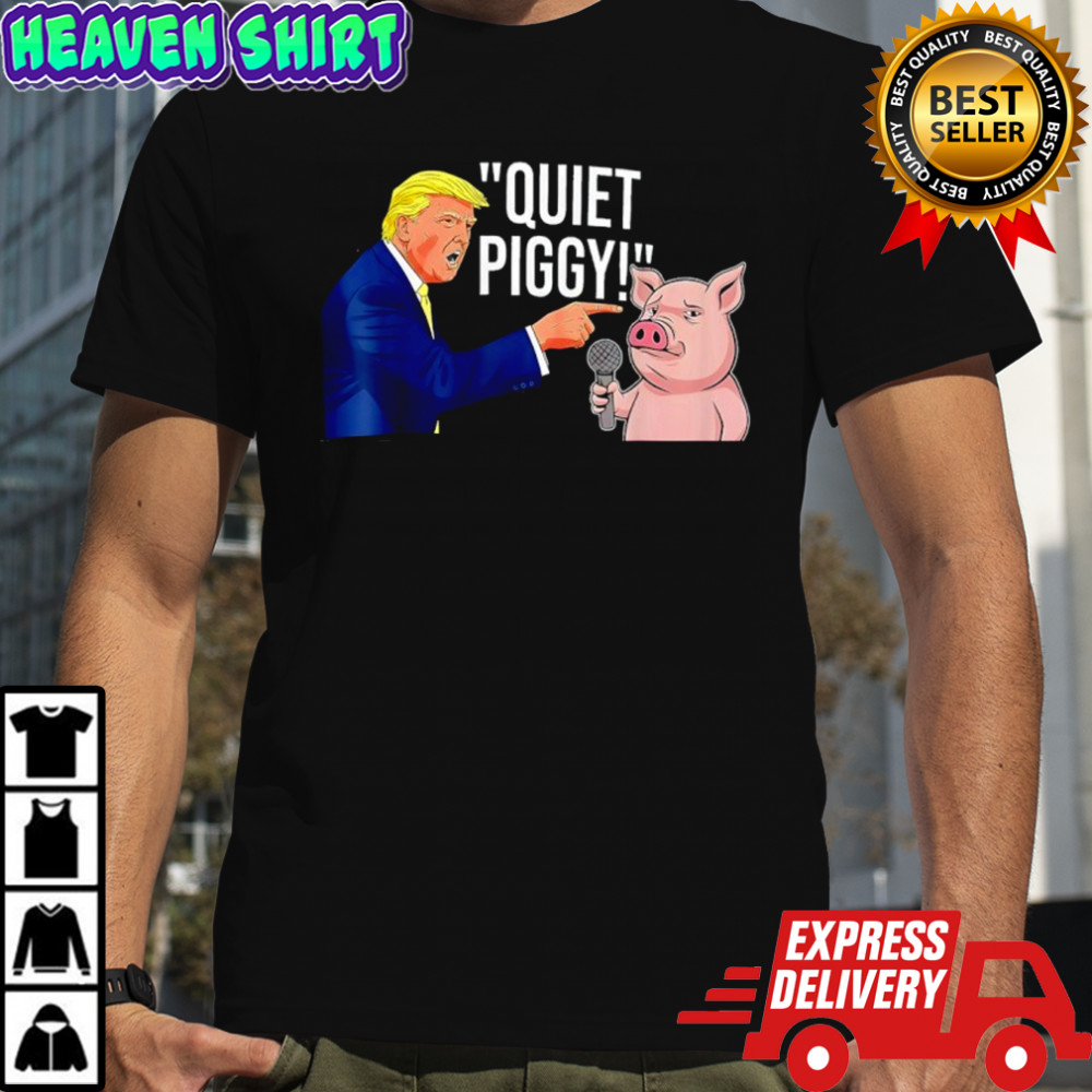 Quiet Piggy Trump Aesthetic Animal Lovers shirt