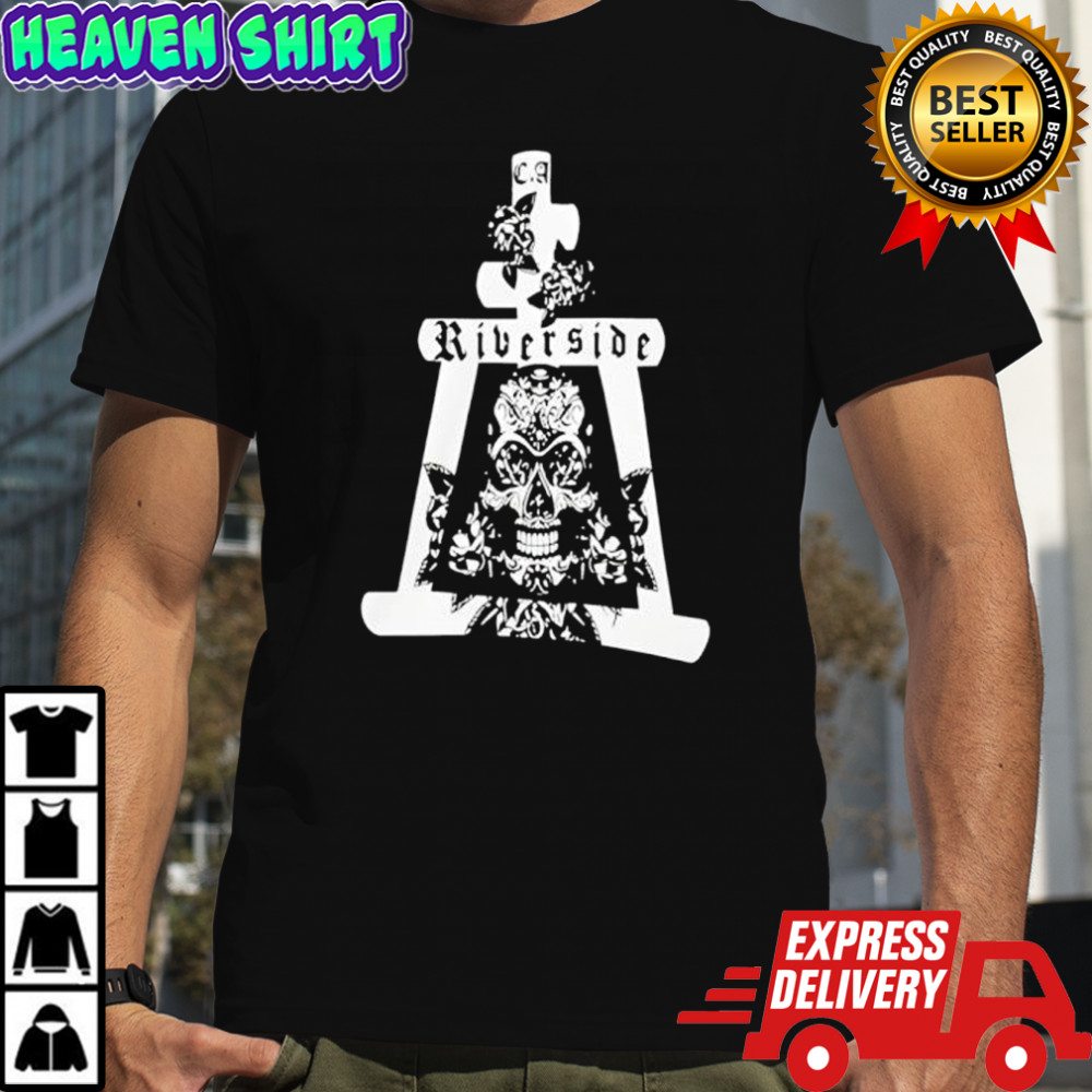 Riverside California Mission Bell Skull Shirt