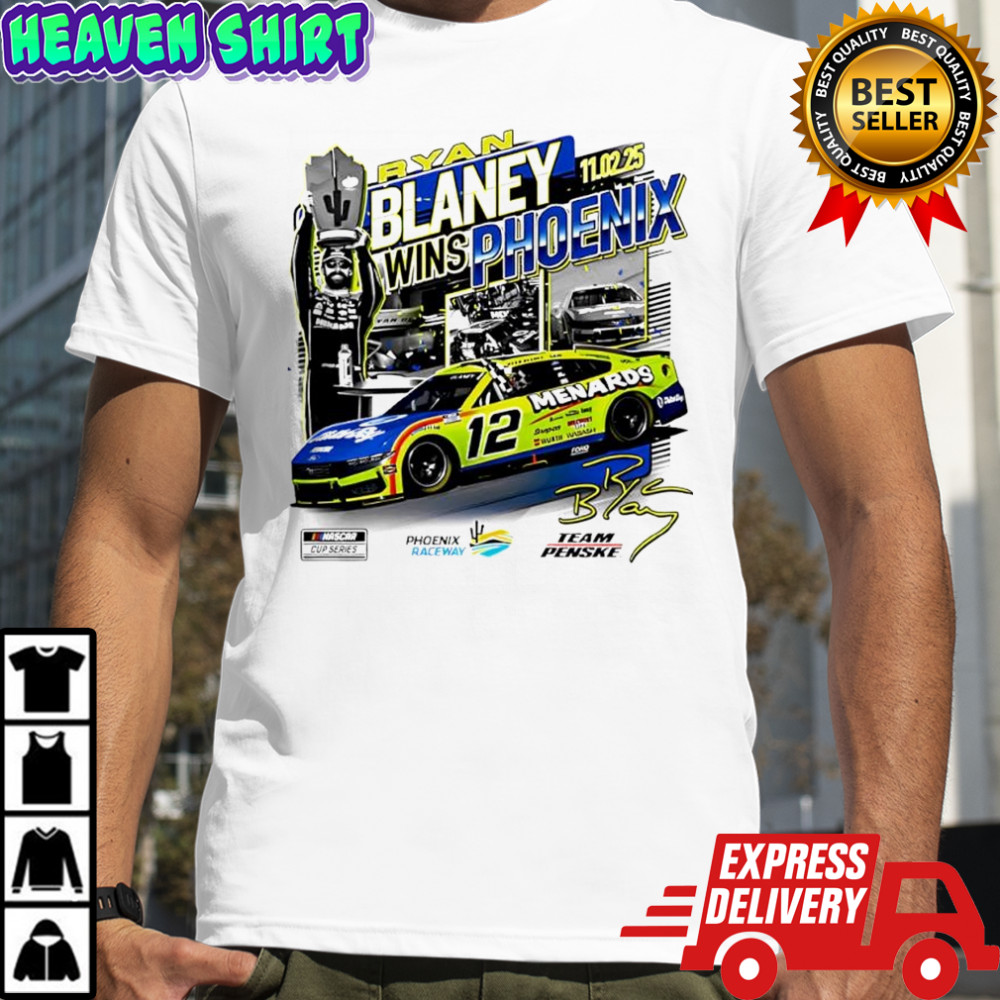 Ryan Blaney Checkered Flag Sports 2025 NASCAR Cup Series Championship Race Winner shirt