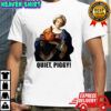 Saint holding pig head anti Trump quiet piggy shirt