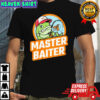 Salmon fishing Master Baiter logo shirt