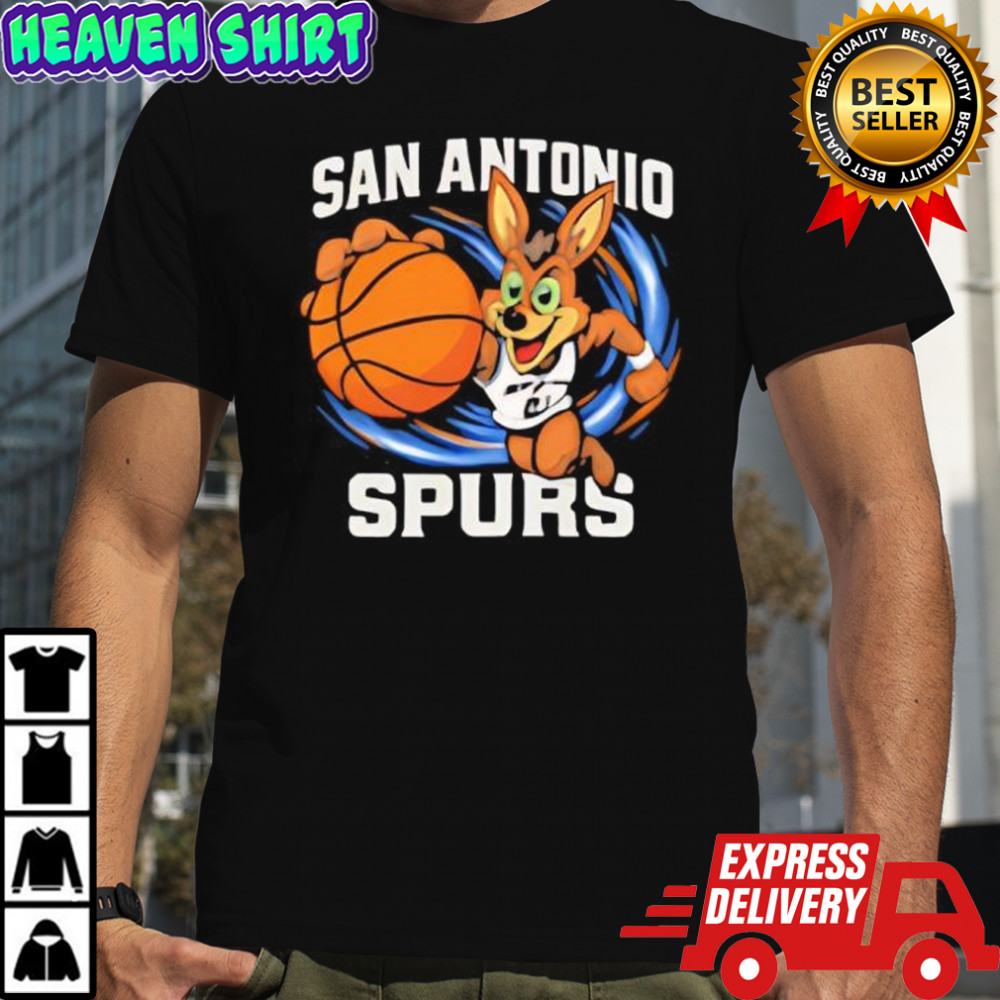 San Antonio Spurs mascot logo shirt