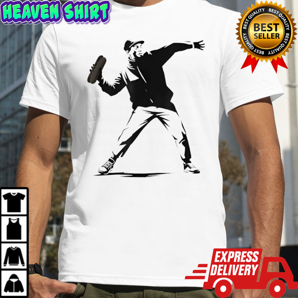 Sandwich Guy Throwing Resist Sandwich Free DC Revolution shirt