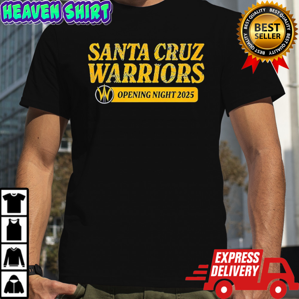 Santa Cruz Warriors’ 2025 Opening Night logo shirt