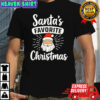 Santa Favorite Christmas head shirt