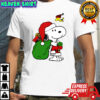 Santa Snoopy Christmas shirt