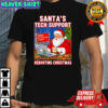 Santa’s Tech Support Rebooting Christmas Decaf shirt