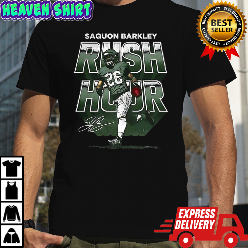 Saquon Barkley Philadelphia Eagles football rush hour signature shirt