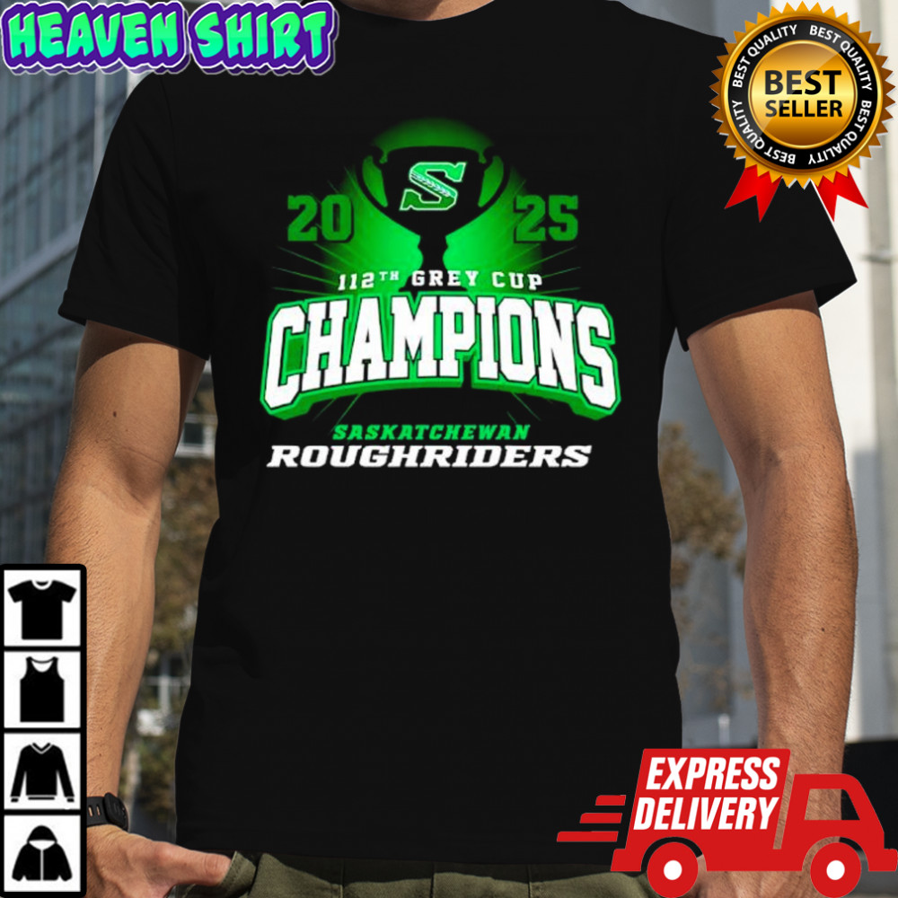 Saskatchewan Roughriders 2025 112th Grey Cup Champions shirt