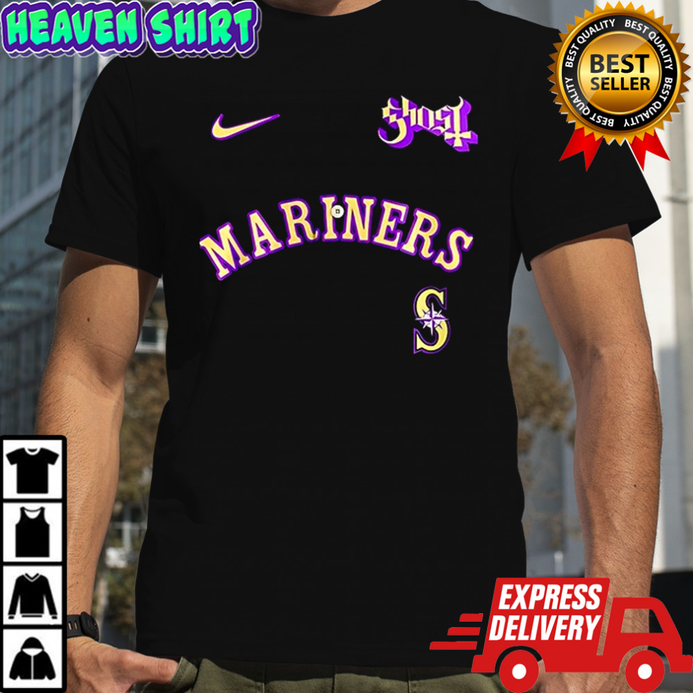 Seattle Mariners MLB Ghost Band world tour 2025 art shirt