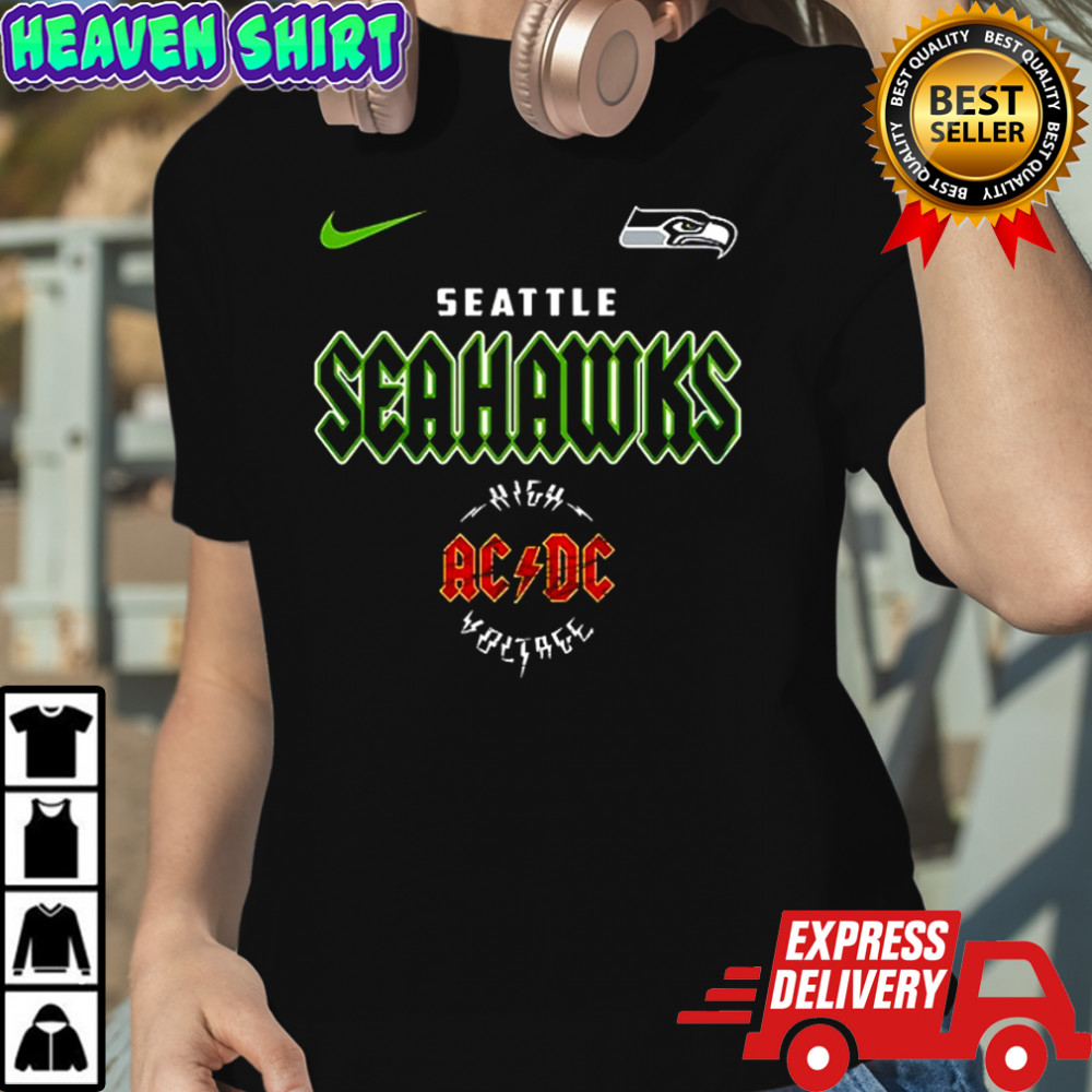 Seattle Seahawks AC DC Highway To Hell go Seahawks graphic shirt