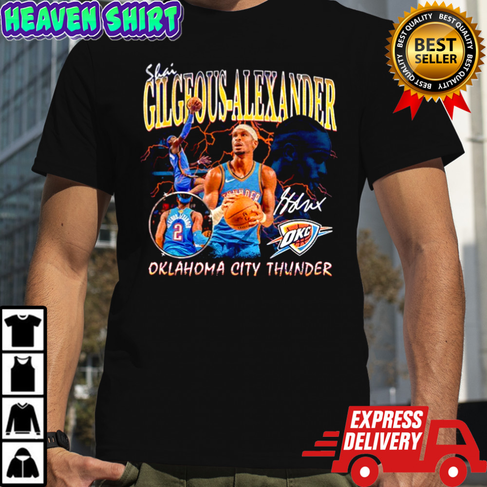 Shai Gilgeous-Alexander Oklahoma City Thunder Legacy Basketball NBA 2025 graphic shirt