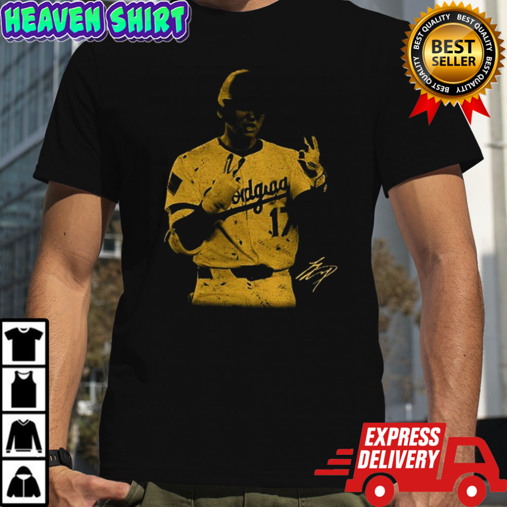 Shohei Ohtani Dodgers Baseball World series champion graphic signature shirt