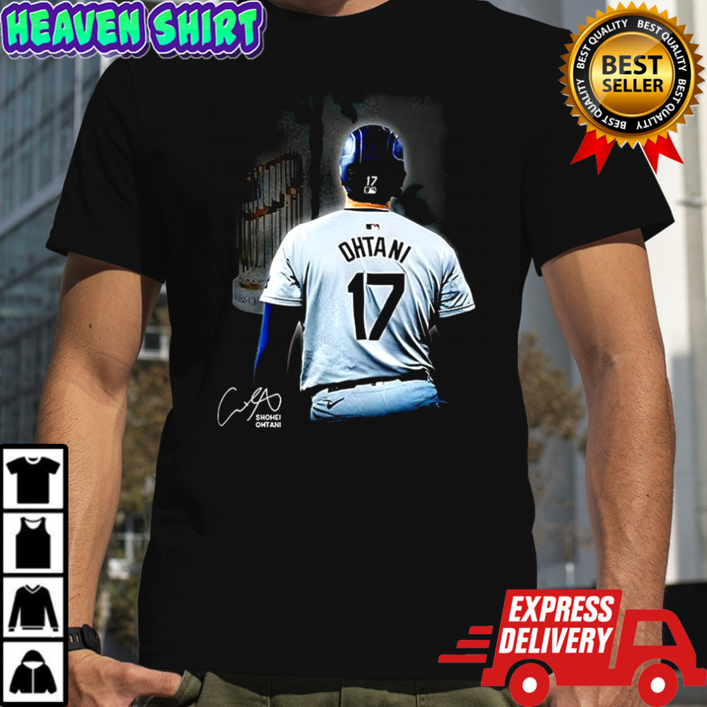 Shohei Ohtani Los Angeles Dodgers World Series 2025 Champions signature shirt