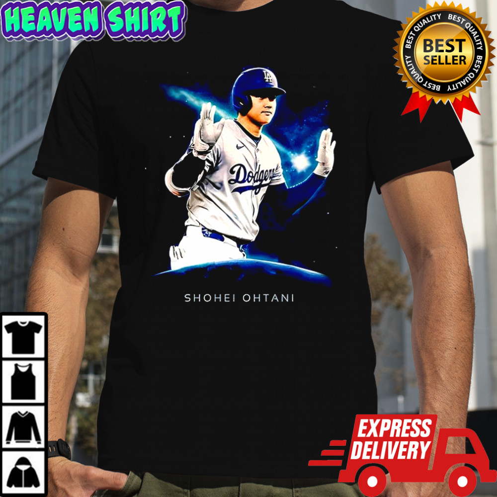 Shohei Ohtani Los Angeles Dodgers World Series Champions outer space shirt