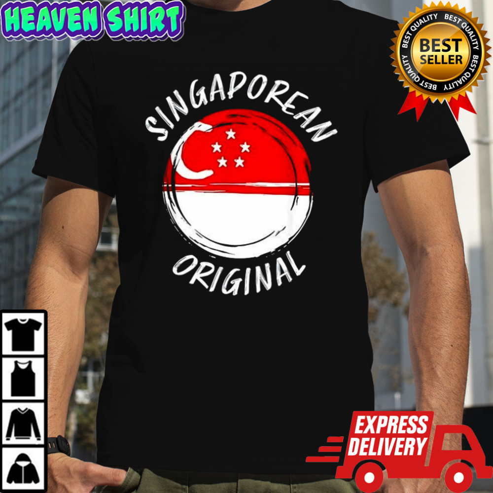Singaporean original flag shirt