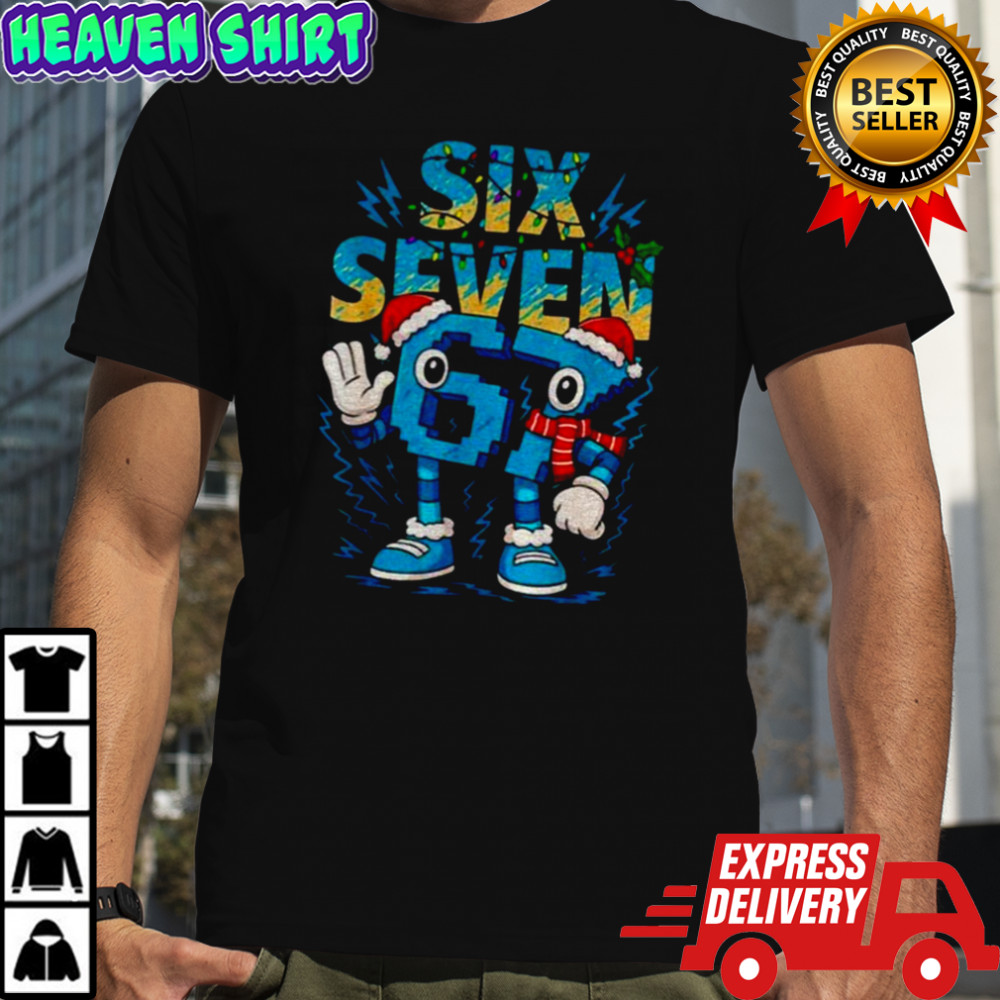 Six Seven Italian Brainrot Italian Brainrot 67 meme Gen Alpha Merry Christmas shirt