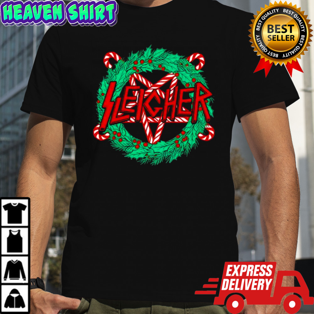 Sleigher Merry Christmas graphic shirt