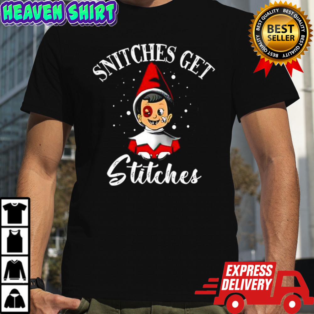 Snitches Get Stitches Christmas shirt