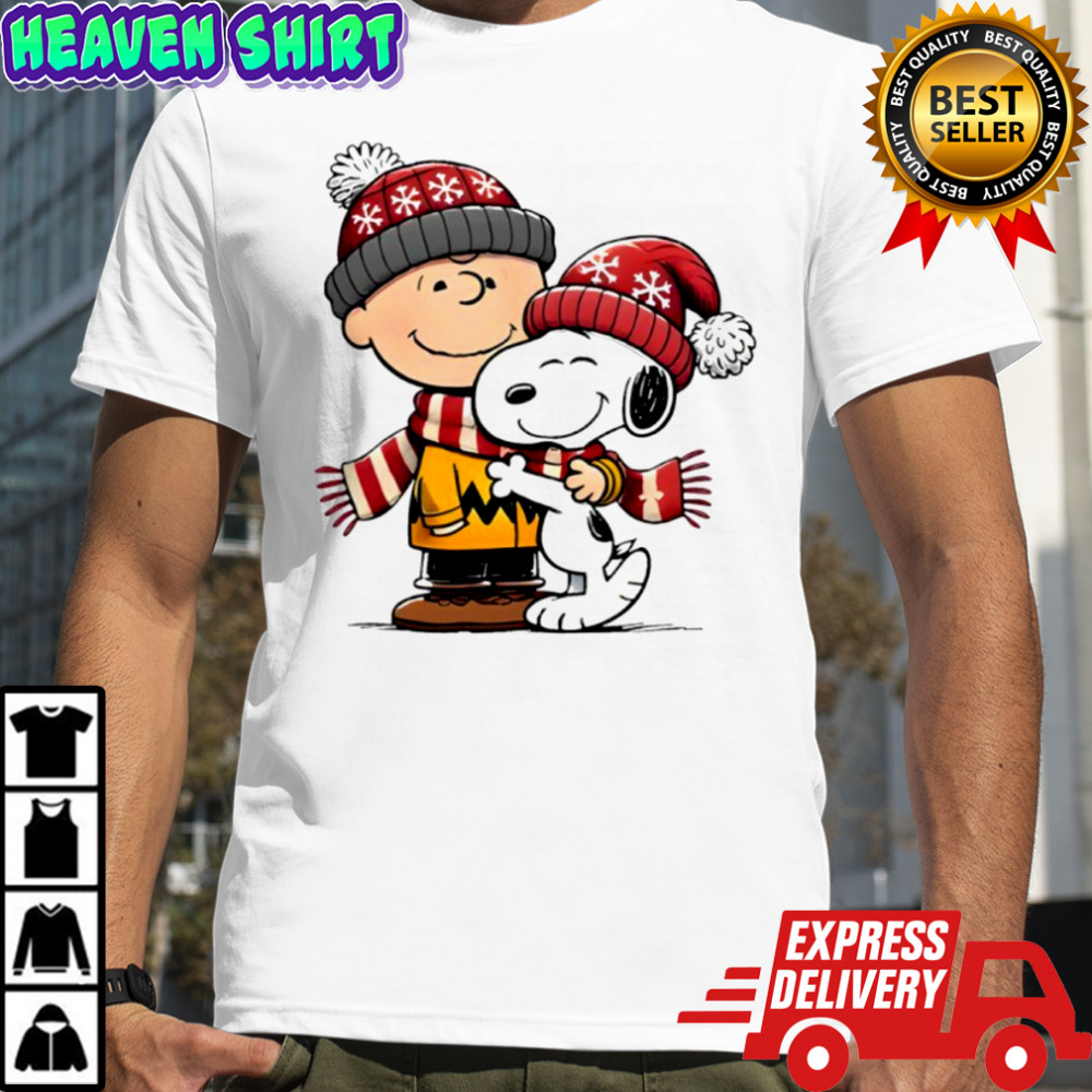 Snoopy And Charlie Brown Hug Christmas Season shirt