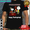 Snoopy and Charlie Brown X Washington Commanders football happy Thanksgiving shirt