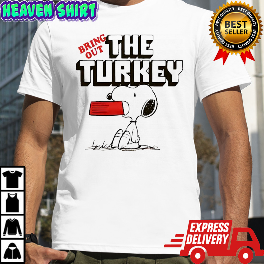 Snoopy Bring out the turkey graphic shirt