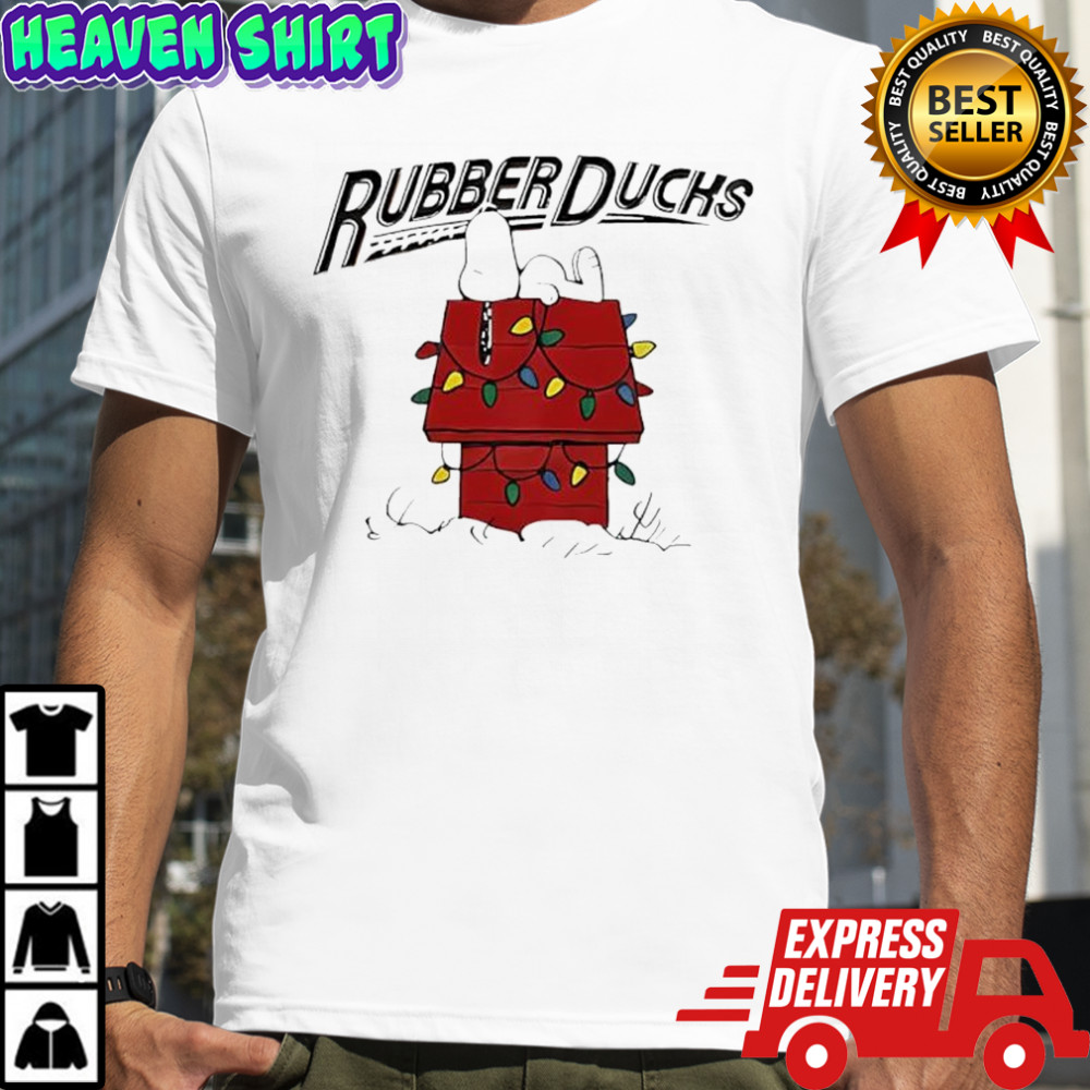 Snoopy Christmas Doghouse Rubber Ducks shirt