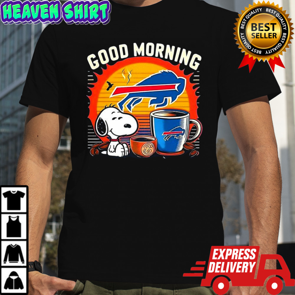Snoopy Good morning Buffalo Bill’s won shirt