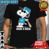 Snoopy wearing Dodgers Back 2 Back pose shirt
