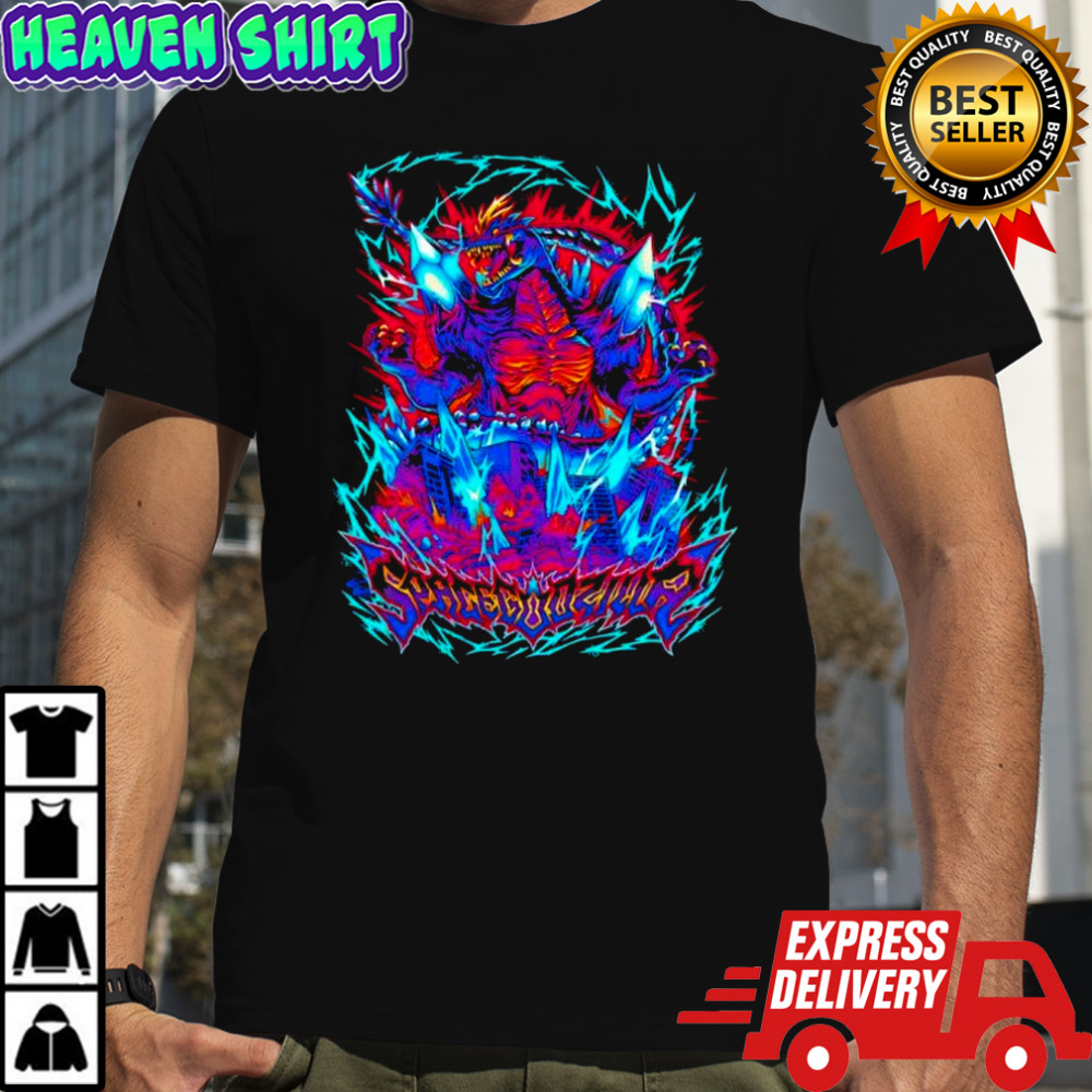 SpaceGodzilla fictional monster graphic shirt