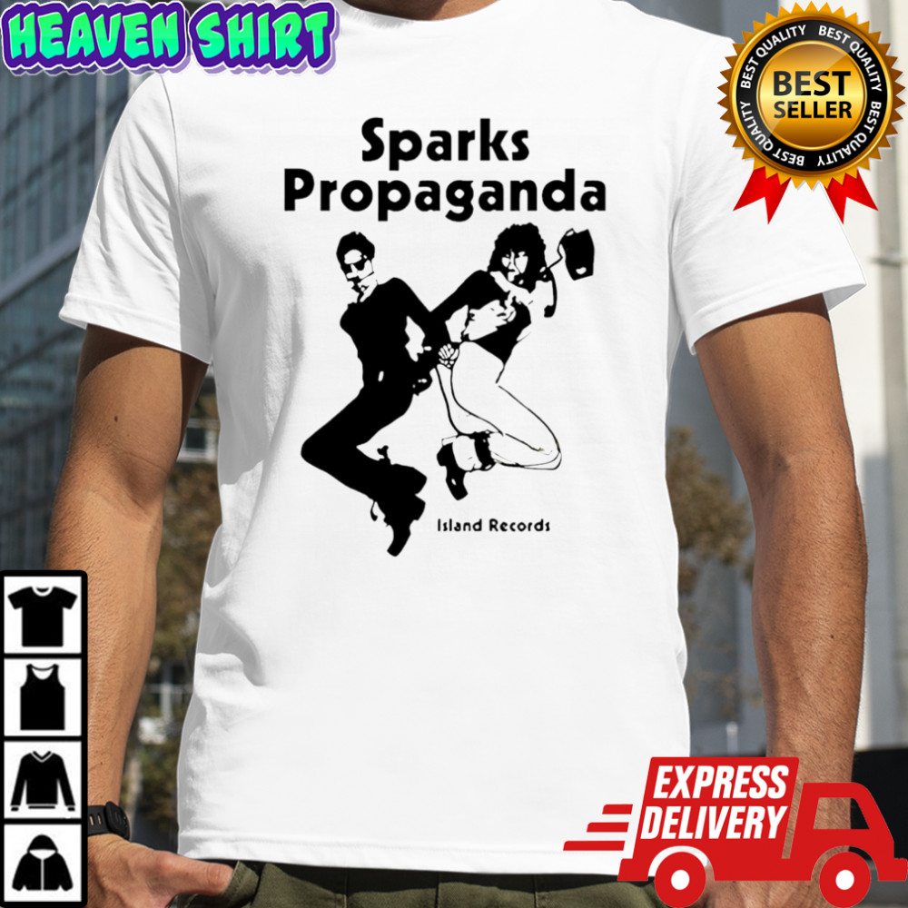 Sparks Propaganda Island Records shirt