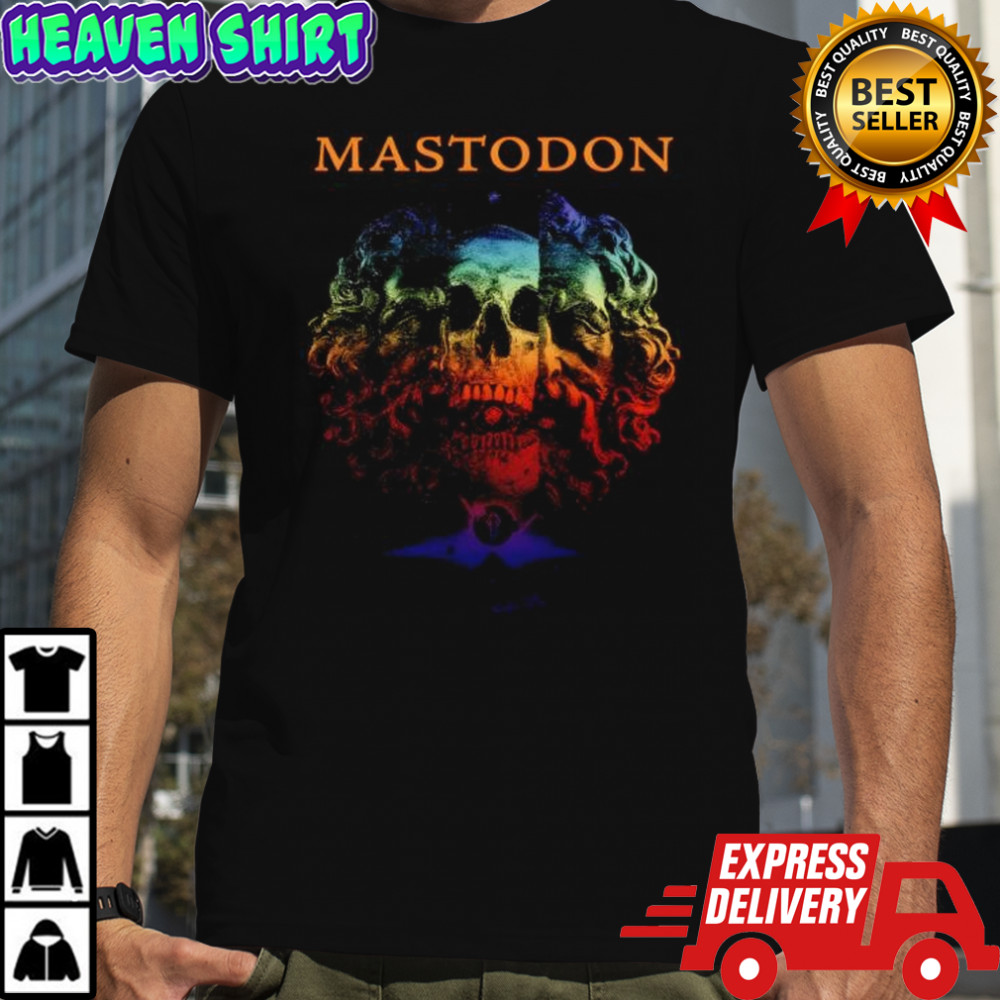 Split Zeus Mastodon Skull shirt