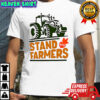 Stand with farmers shirt