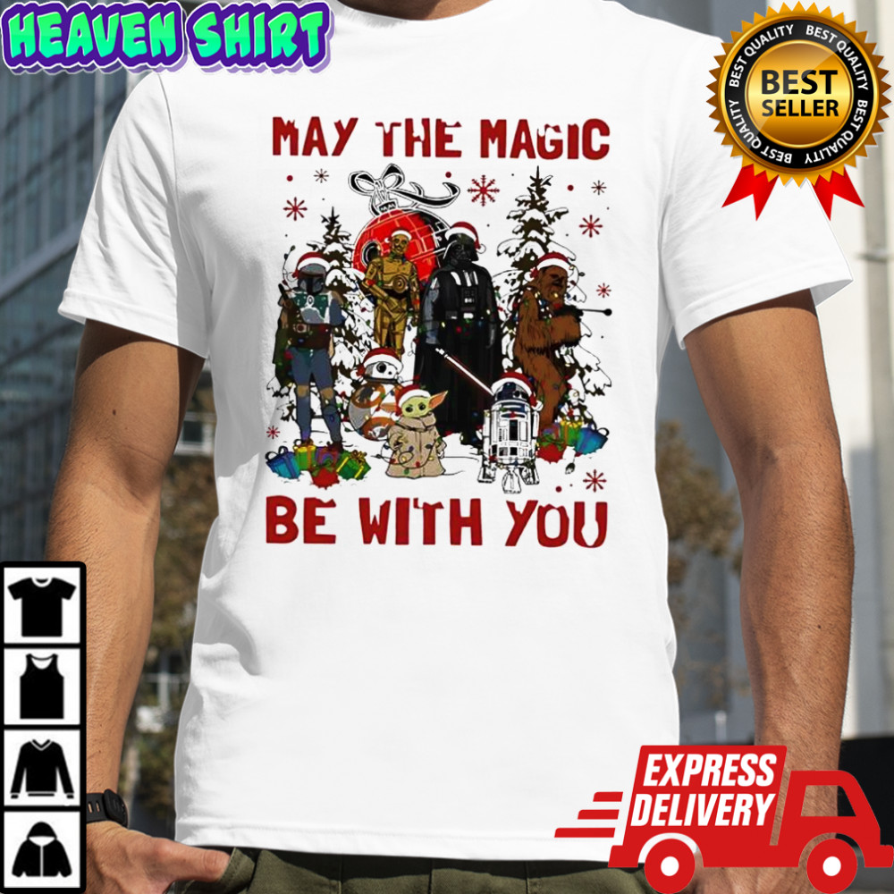 Star Wars Merry Christmas may the magic be with you Xmas Trip graphic shirt