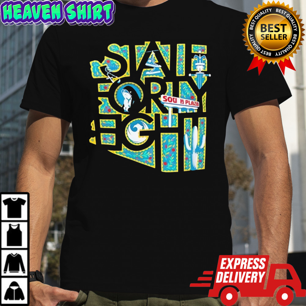State forty eight sun Harbor Plaza shirt