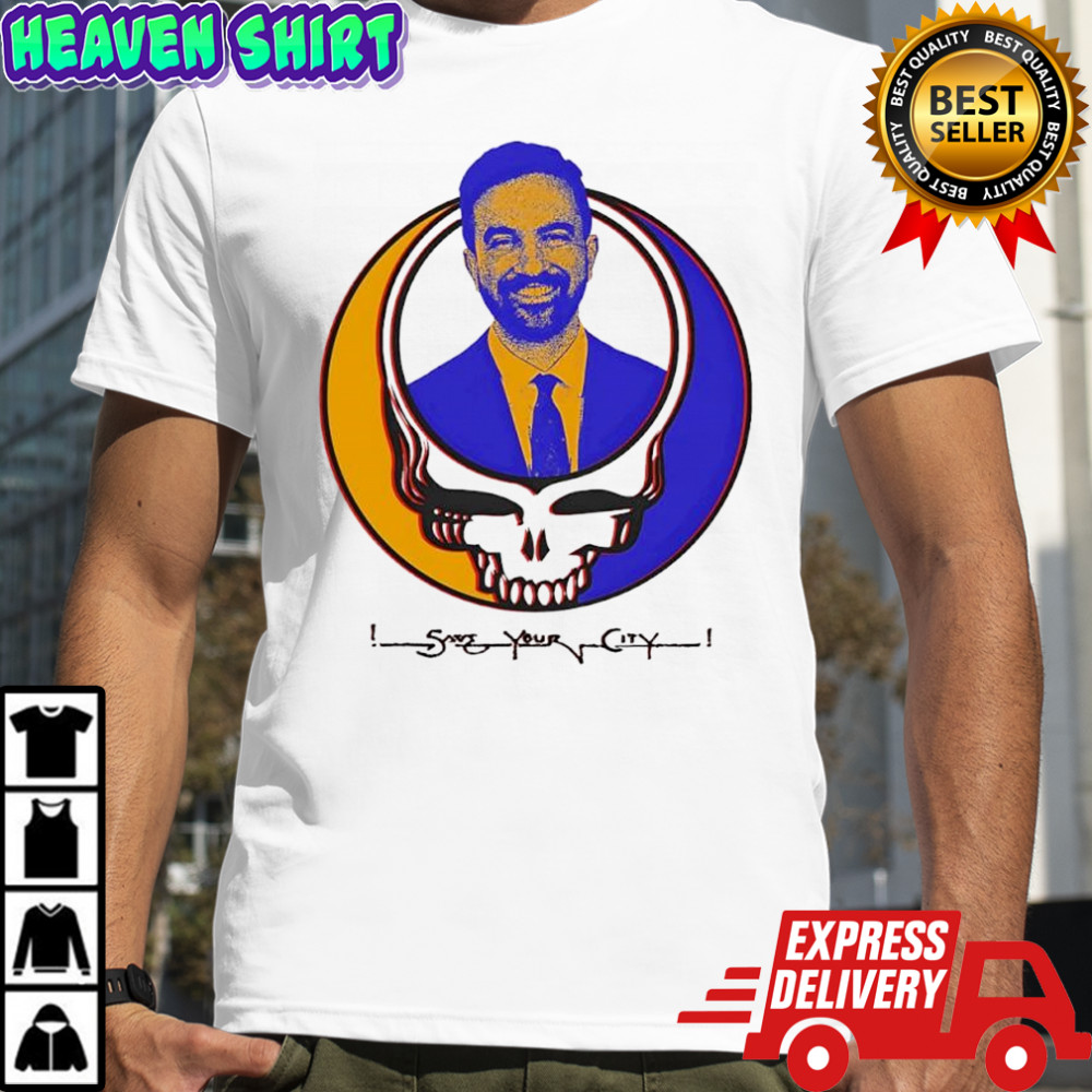 Steal Your Face x Zohran Mamdani logo shirt