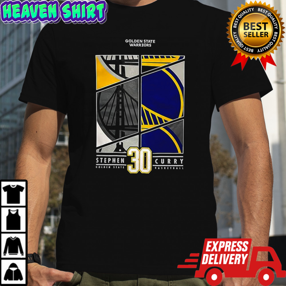 Stephen Curry Golden State Warriors number 30 collage logo shirt