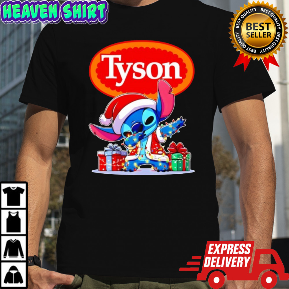 Stitch Lights Dabbing Christmas x Tyson Shirt