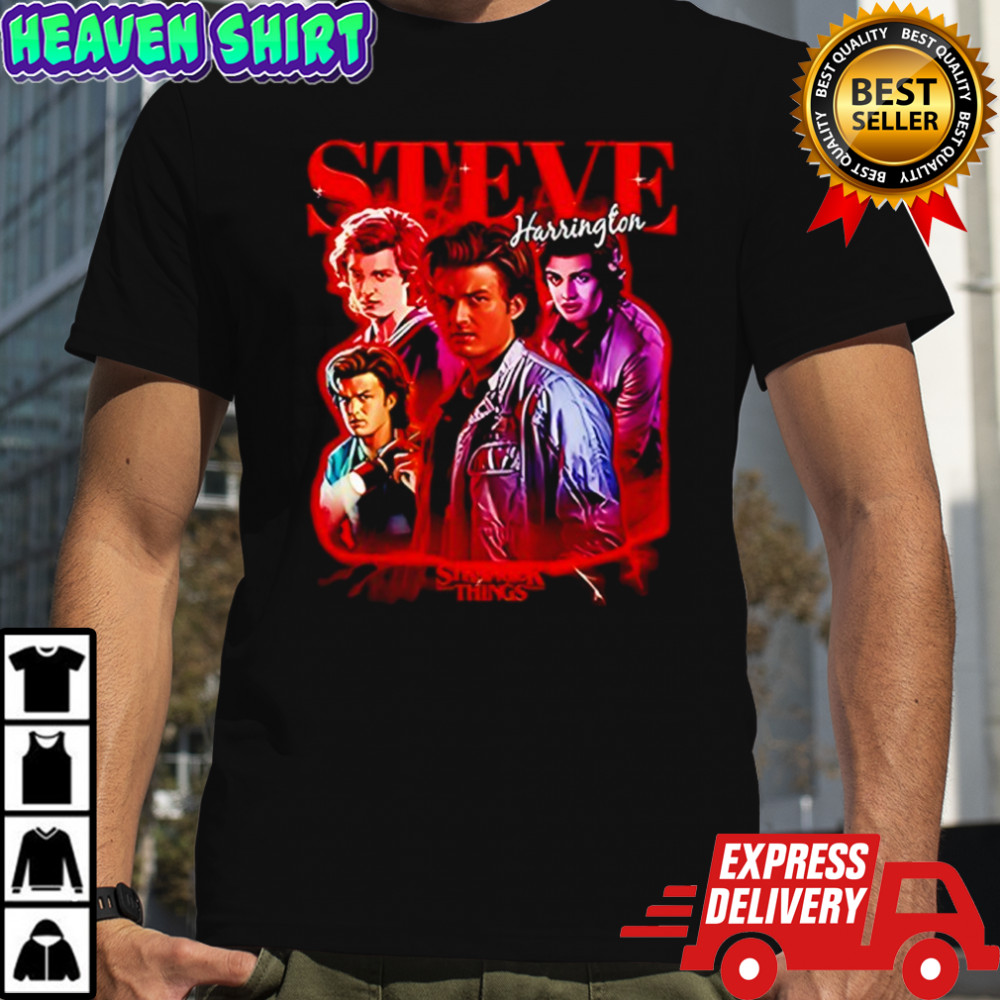 Stranger Things Steve Harrington graphic shirt